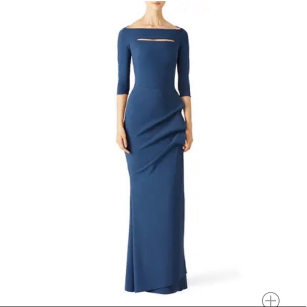 La Petite Robe di Chiara Boni Blue Artico Kate Gown $995